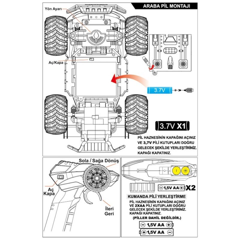 2.4G Off-Road Araba